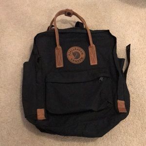 Black fjallraven kanken backpack.  Barely used!
